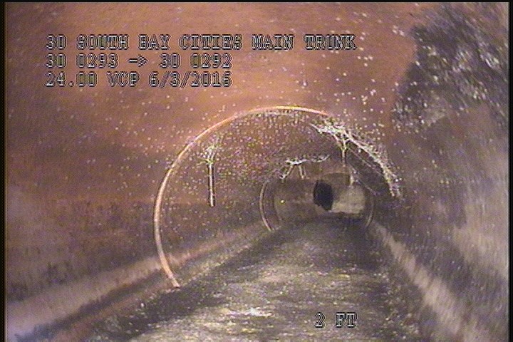 Upstream Manhole, Survey Begins - 1:15 PM