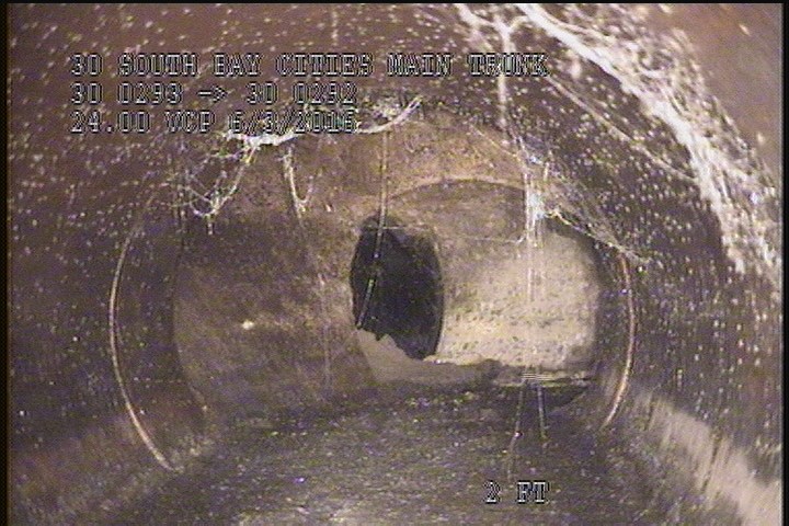 Upstream Manhole, Survey Ends - ABLE TO SEE MH. 292