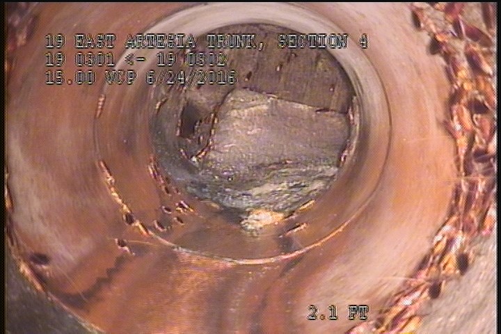 Water Mark, 10 %of cross sectional area