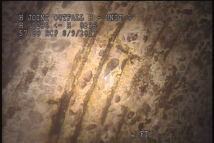 Surface Reinforcement Corroded, from 11 to 01 o'clock, within 8 inches of joint: NO