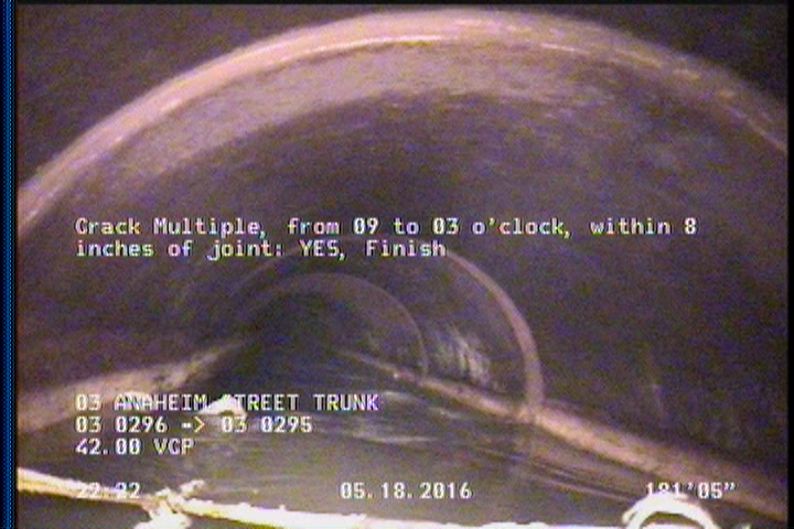Crack Multiple, from 09 to 03 o'clock, within 8 inches of joint: YES, Finish