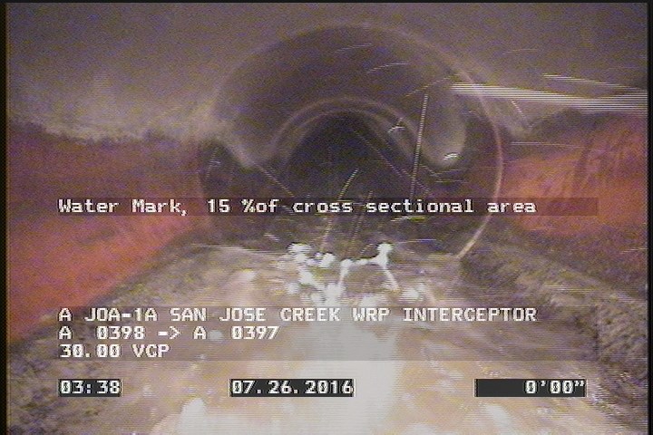 Water Mark, 15 %of cross sectional area