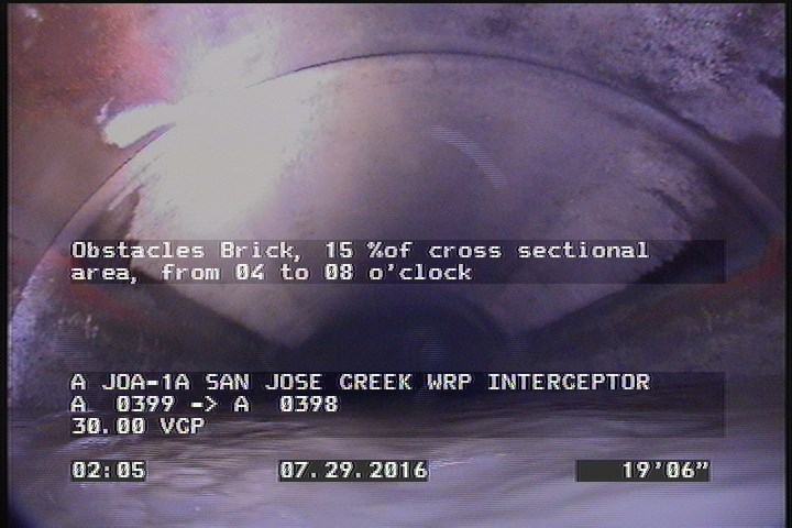 Obstacles Brick, 15 %of cross sectional area, from 04 to 08 o'clock, Start