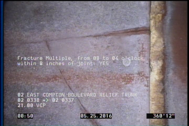 Fracture Multiple, from 08 to 04 o'clock, within 8 inches of joint: YES
