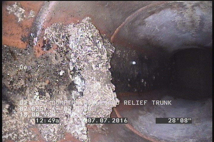 Deposits Settled Fine, 5 %of cross sectional area, from 05 to 07 o'clock, , within 8 inches of joint: YES