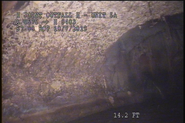 Surface Reinforcement Visible, from 08 to 04 o'clock, within 8 inches of joint: YES, Start