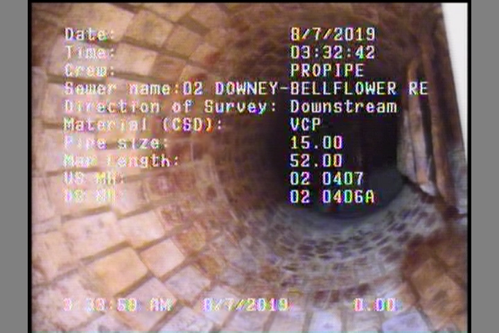 Upstream Manhole, Survey Begins - 02 0407