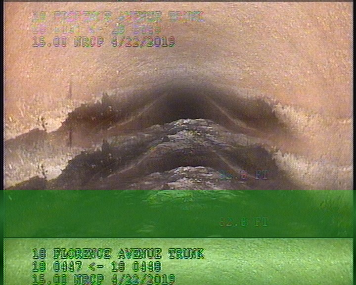 Deposits Settled Other, 10 %of cross sectional area, from 05 to 07 o'clock, , within 8 inches of joint: YES - SLUDGE