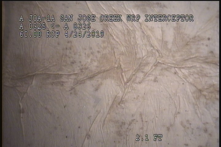 Lining Failure Wrinkled, from 08 to 04 o'clock, within 8 inches of joint: YES