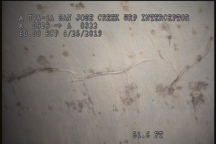 Lining Failure Wrinkled, from 02 to 05 o'clock, within 8 inches of joint: YES, Start