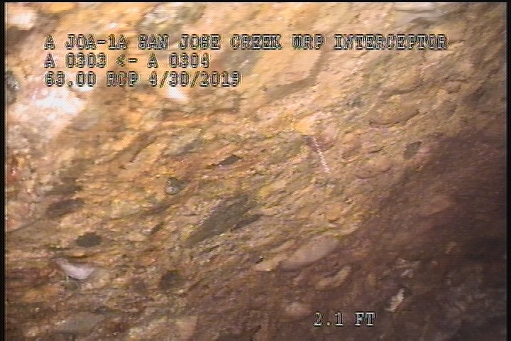 Surface Aggregate Visible, from 08 to 04 o'clock, within 8 inches of joint: YES