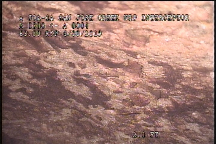 Surface Aggregate Projecting, from 08 to 04 o'clock, within 8 inches of joint: YES