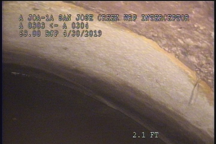 Surface Other, from 08 to 04 o'clock, within 8 inches of joint: YES - 50% MAG