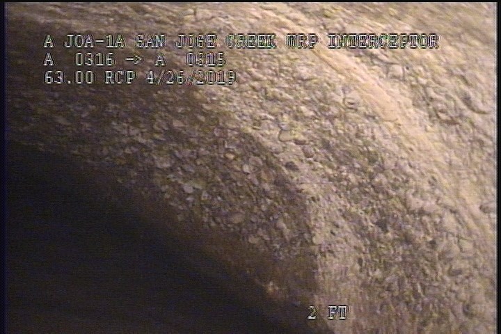 Surface Aggregate Projecting, from 08 to 04 o'clock, within 8 inches of joint: YES