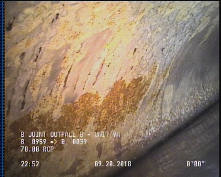 Surface Spalling, from 09 to 03 o'clock, within 8 inches of joint: YES, Start