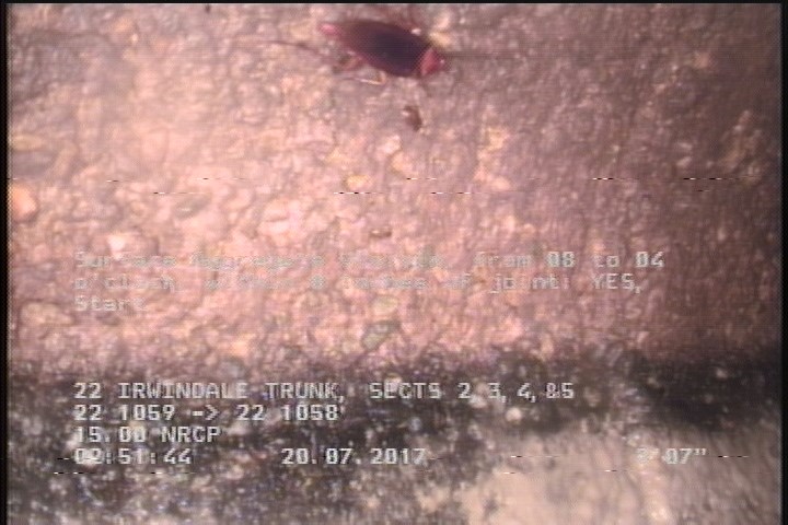 Surface Aggregate Visible, from 08 to 04 o'clock, within 8 inches of joint: YES, Start