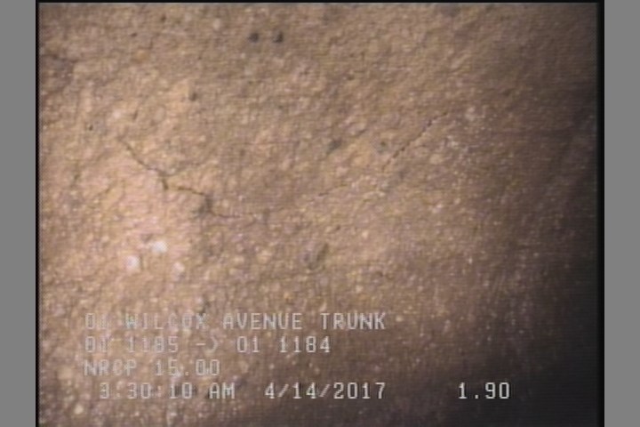Surface Aggregate Visible, from 09 to 03 o'clock, within 8 inches of joint: YES, Start