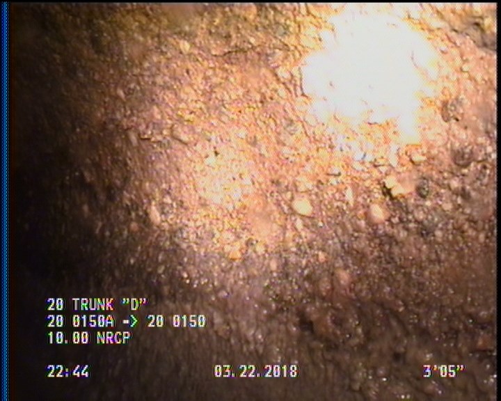 Surface Aggregate Projecting, from 08 to 04 o'clock, within 8 inches of joint: YES, Start