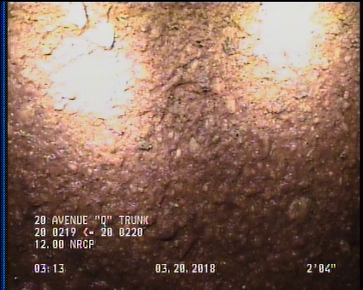 Surface Aggregate Projecting, from 09 to 03 o'clock, within 8 inches of joint: YES, Start