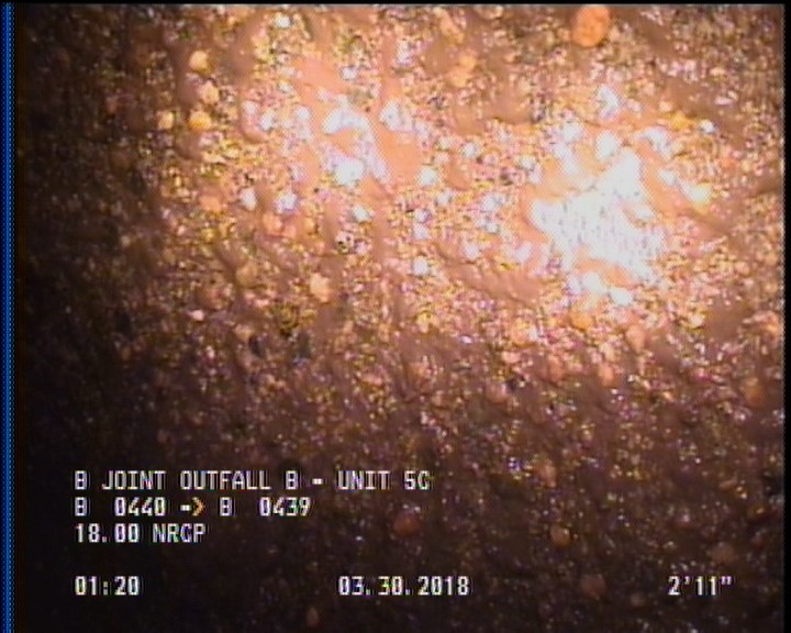 Surface Aggregate Projecting, from 09 to 03 o'clock, within 8 inches of joint: YES, Start