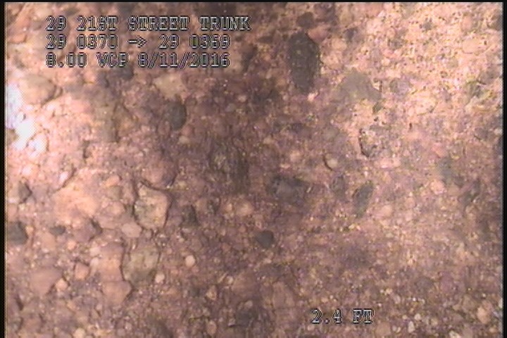 Surface Aggregate Projecting, from 08 to 04 o'clock, within 8 inches of joint: YES, Start - SEVERE AGG SPORATIC