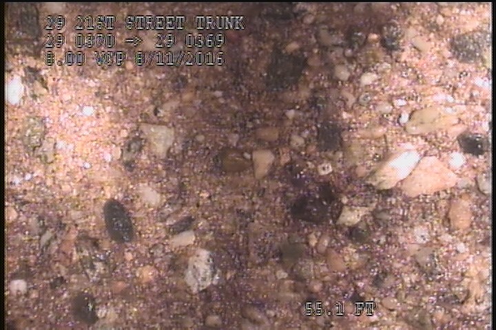 Surface Aggregate Projecting, from 08 to 04 o'clock, within 8 inches of joint: YES, Start - SEVERE AGG