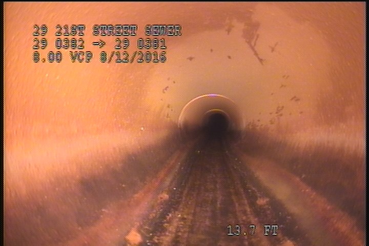 Survey Abandoned - GREASE/CALCIUM REDUCED TO APPROX. 5% FROM 7 TO 5 OCLOCK.