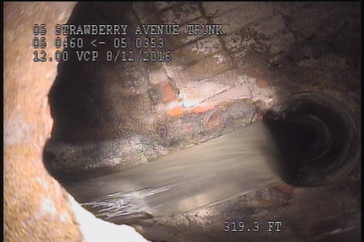 Upstream Manhole, Survey Ends - 11:53AM