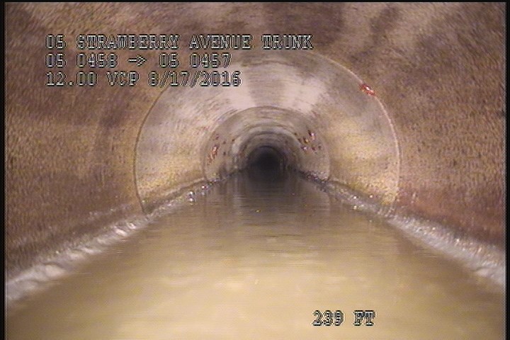 Water Level, Sag in pipe, 30 %of cross sectional area, Start