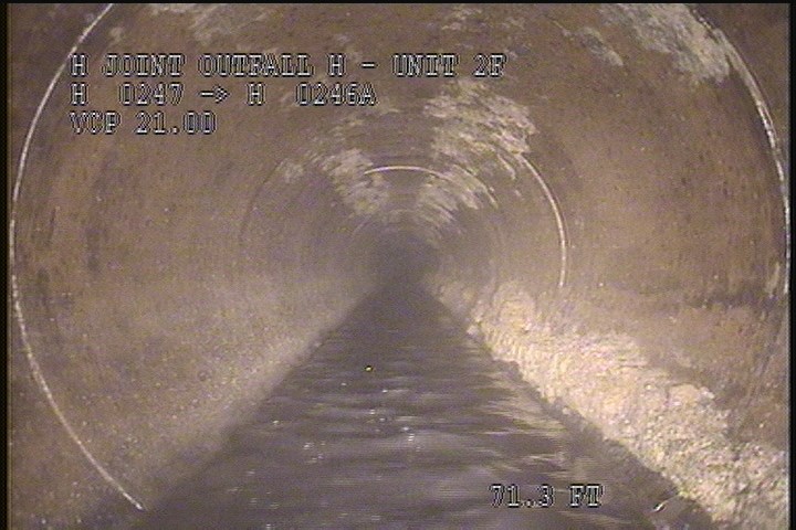 Upstream Manhole, Survey Begins - 9:37 AM