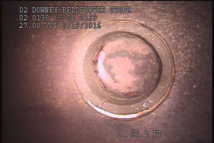 Tap Factory Made Capped, at 12 o'clock, -, within 8 inches of joint: NO, 6"