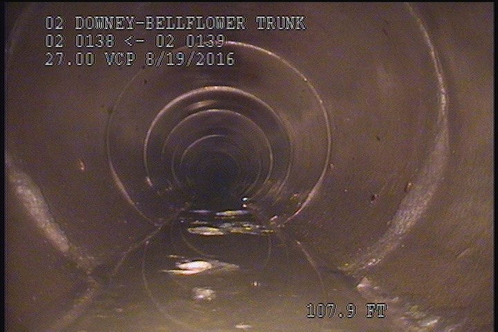 Survey Abandoned - SINKHOLE INSPECTION ONLY AT APPROX 30 FT U/S