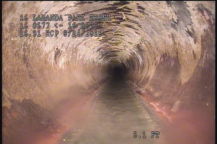 Downstream Manhole, Survey Begins - 10:00 AM