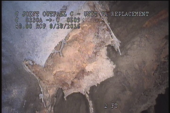 Water Mark, 50 %of cross sectional area