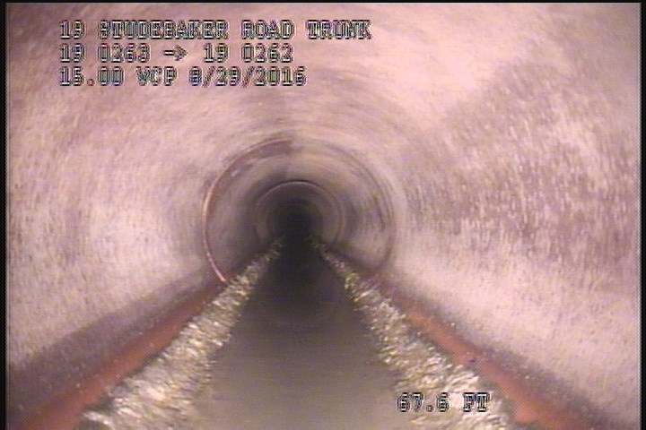 Deposits Attached Grease, 3%of cross sectional area, from 04 to 08 o'clock, , within 8 inches of joint: YES, Start