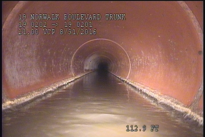 Water Mark, 25 %of cross sectional area