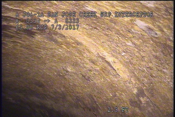 Surface Aggregate Visible, from 09 to 03 o'clock, within 8 inches of joint: YES