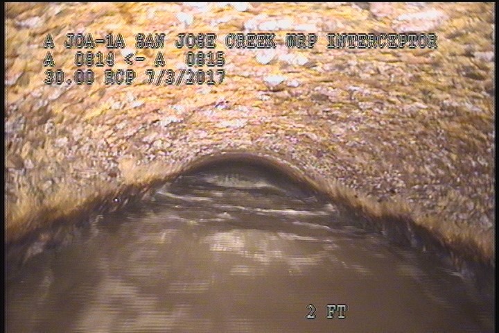 General Observation - VIEW OF THE UPLEG PIPE OF THE D/S SIPHON