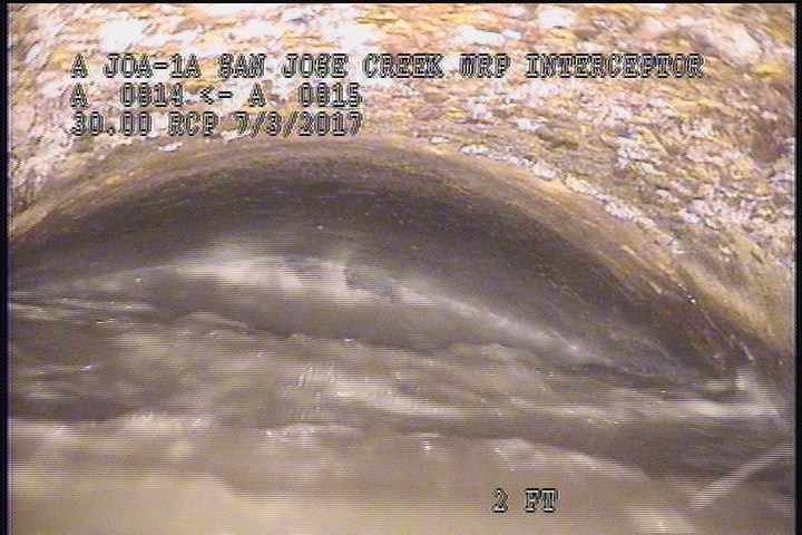 Survey Abandoned - VIEW OF THE UPLEG PIPE OF THE D/S SIPHON