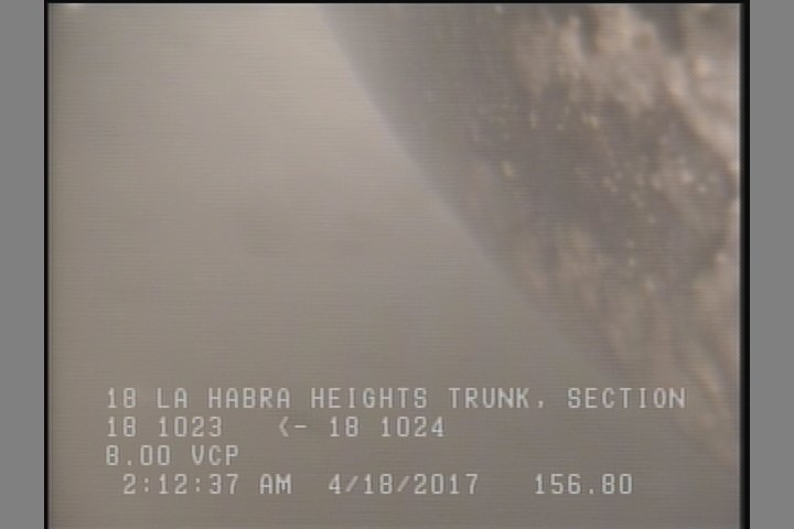 Survey Abandoned - WATER LEVEL HIGH CAMERA UNDERWATER