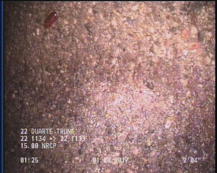 Surface Aggregate Projecting, from 08 to 04 o'clock, within 8 inches of joint: YES, Start