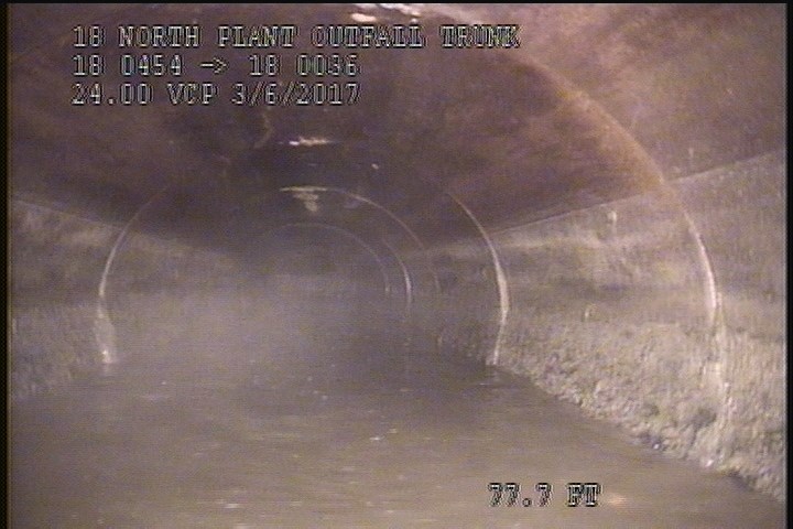 Water Mark, 80 %of cross sectional area