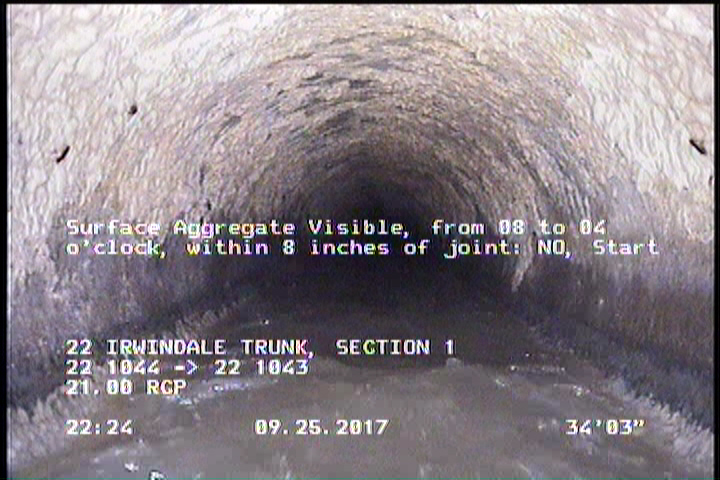 Surface Aggregate Visible, from 08 to 04 o'clock, within 8 inches of joint: NO, Start