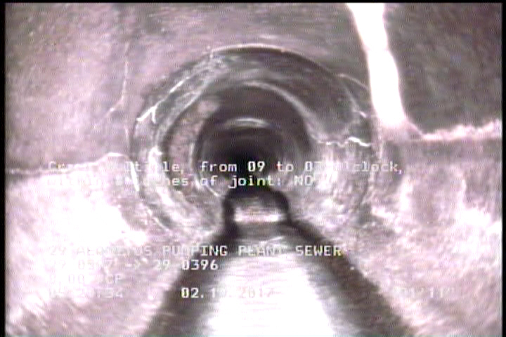 Crack Multiple, from 09 to 03 o'clock, within 8 inches of joint: NO
