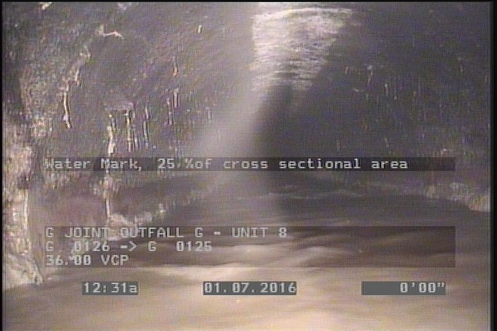General Observation - CONNECTION AT MANHOLE ACTIVE 3 O'CLOCK