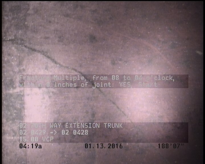 Fracture Multiple, from 08 to 04 o'clock, within 8 inches of joint: YES, Start