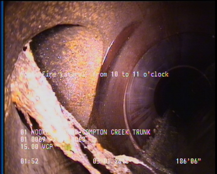 Roots Fine Lateral, from 10 to 11 o'clock, 10% cross sectional loss