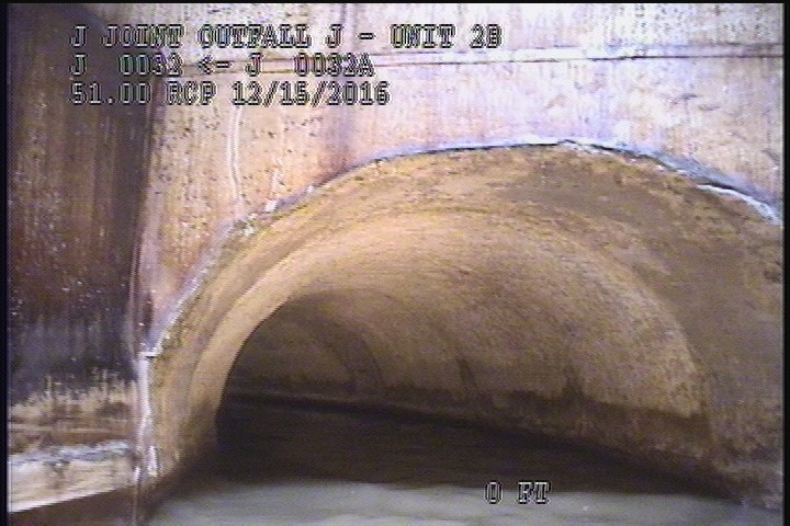 Downstream Manhole, Survey Begins - 10:02 AM