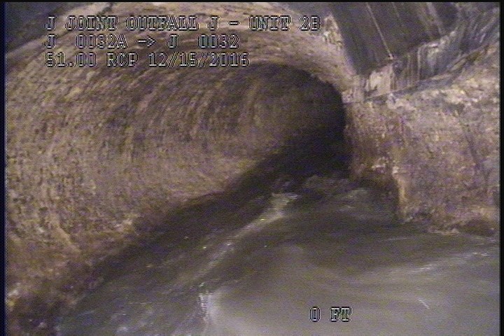 Upstream Manhole, Survey Begins - 10:33 AM