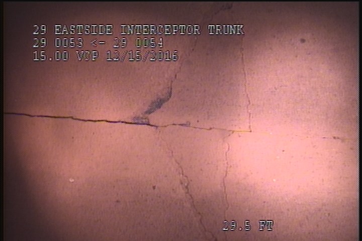 Crack Multiple, from 11 to 01 o'clock, within 8 inches of joint: NO